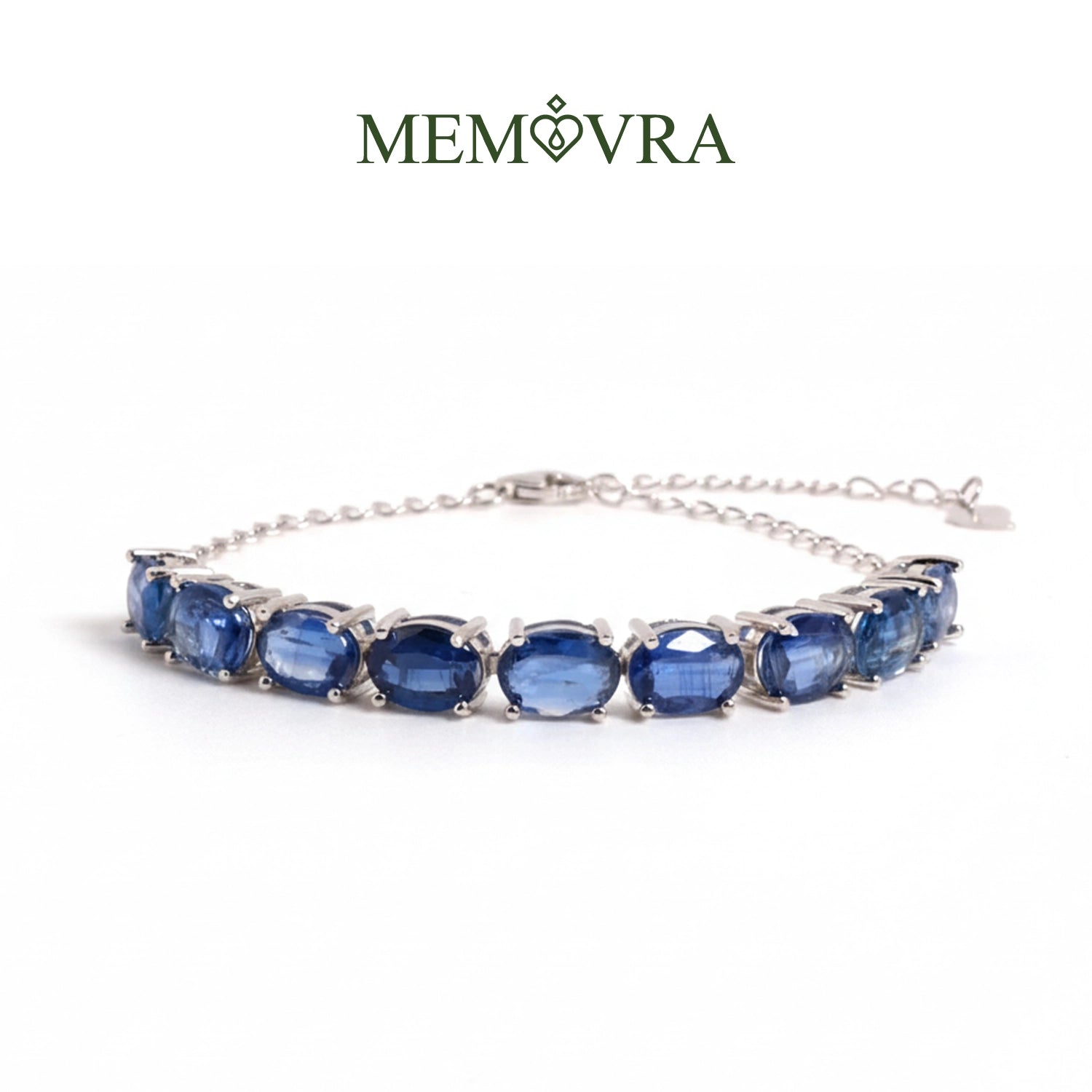 Kyanite Geometric Chain Bracelet